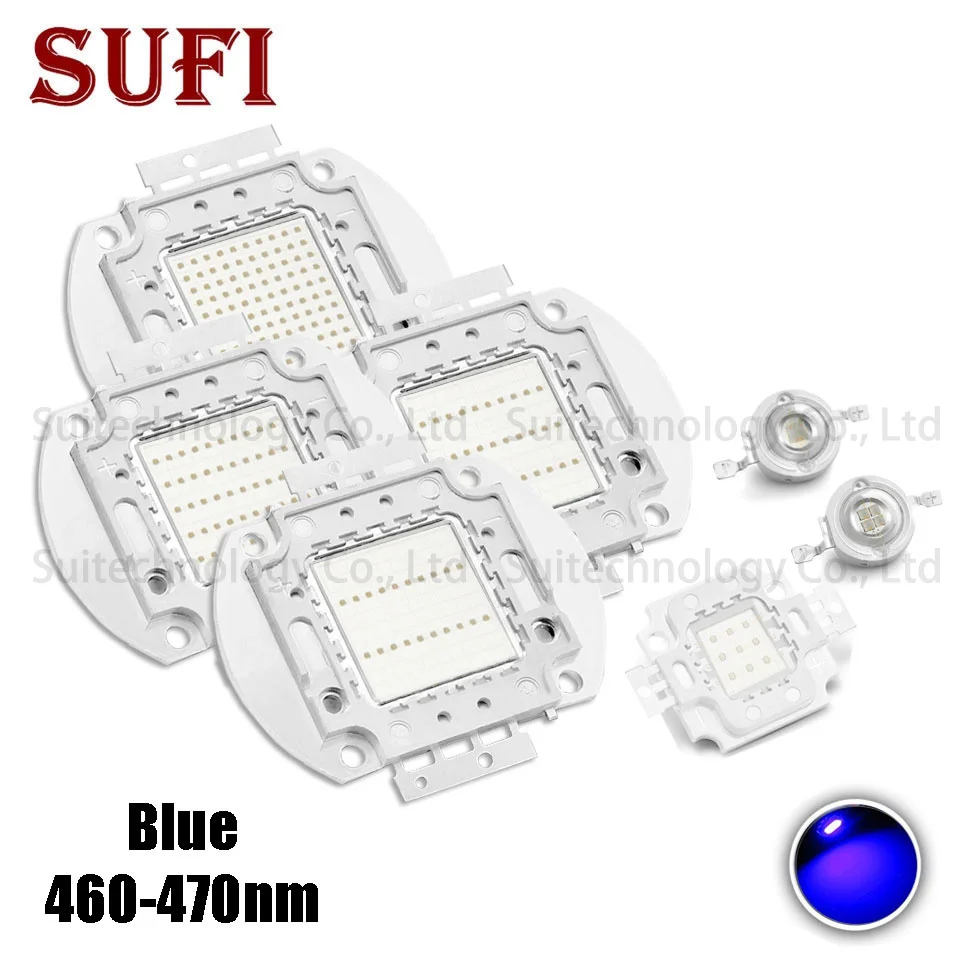 High Power LED COB Lamp SMD Bulbs Chip 1W 3W 5W 10W 20W 30W 50W 100W Blue 460-470nm For Stage Light Outdoor Wall Floodlight
High Power LED COB Lamp SMD Bulbs Chip 1W 3W 5W 10W 20W 30W 50W 100W Blue 460-470nm For Stage Light Outdoor Wall Floodlight