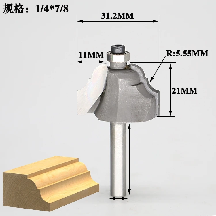 1pcs 6.35mm 1/4 shank Woodworking engraving machine carpentry milling cutter bilateral frame line knife classic line decorative
1pcs 6.35mm 1/4 shank Woodworking engraving machine carpentry milling cutter bilateral frame line knife classic line decorative