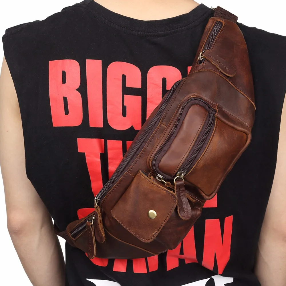 JOYIR Genuine Leather Men Bag Messenger Vintage Men Waist Bag Leather Waist Pack Fanny Pack Bum Bag Money Belt Bag Male 6375
JOYIR Genuine Leather Men Bag Messenger Vintage Men Waist Bag Leather Waist Pack Fanny Pack Bum Bag Money Belt Bag Male 6375
