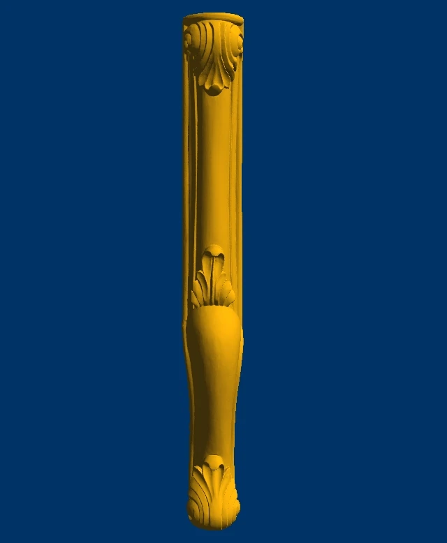 Мебель диван стол стул кровать шкаф ножки формат STL файл 3D модель для CNC маршрутизатор Деревообработка 71 (длина около 566 мм)
Мебель диван стол стул кровать шкаф ножки формат STL файл 3D модель для CNC маршрутизатор Деревообработка 71 (длина около 566 мм)