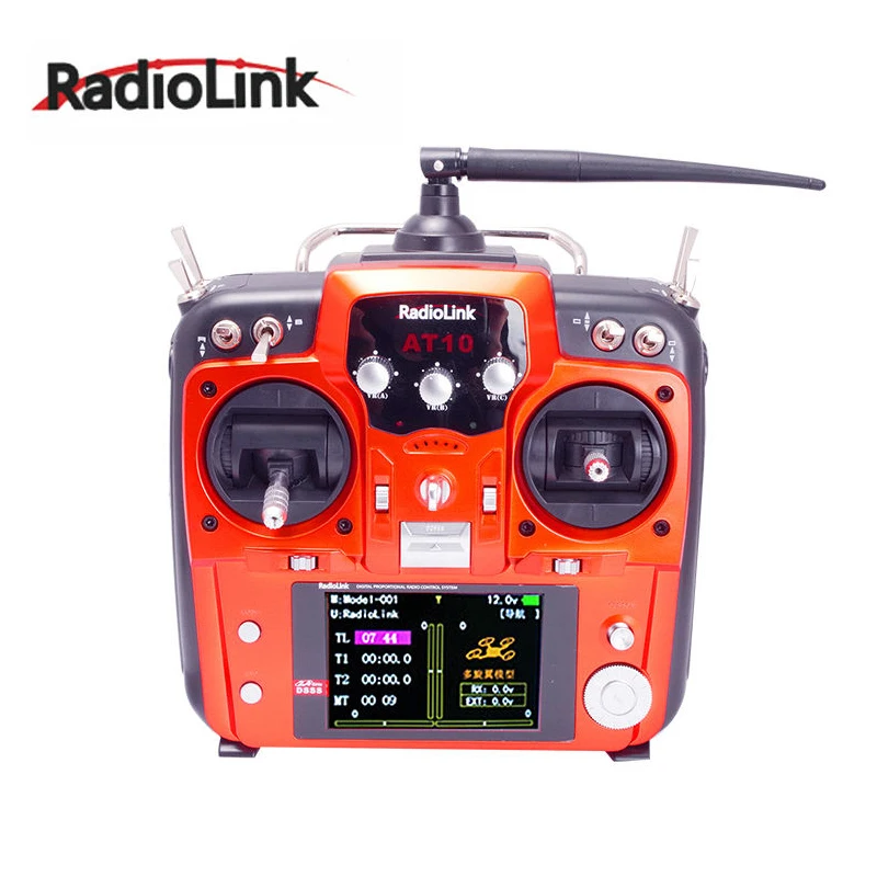 Оригинальный RadioLink AT10 II 2,4 ГГц 12CH RC передатчик с приемником R12DS PRM-01 модуль возврата напряжения батарея для радиоуправляемого квадрокоптера
Оригинальный RadioLink AT10 II 2,4 ГГц 12CH RC передатчик с приемником R12DS PRM-01 модуль возврата напряжения батарея для радиоуправляемого квадрокоптера