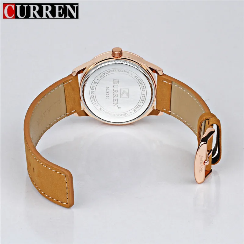 Reloj Hombre Curren 8214 Мода Хронограф Спортивные мужские Часы лучший бренд класса люкс