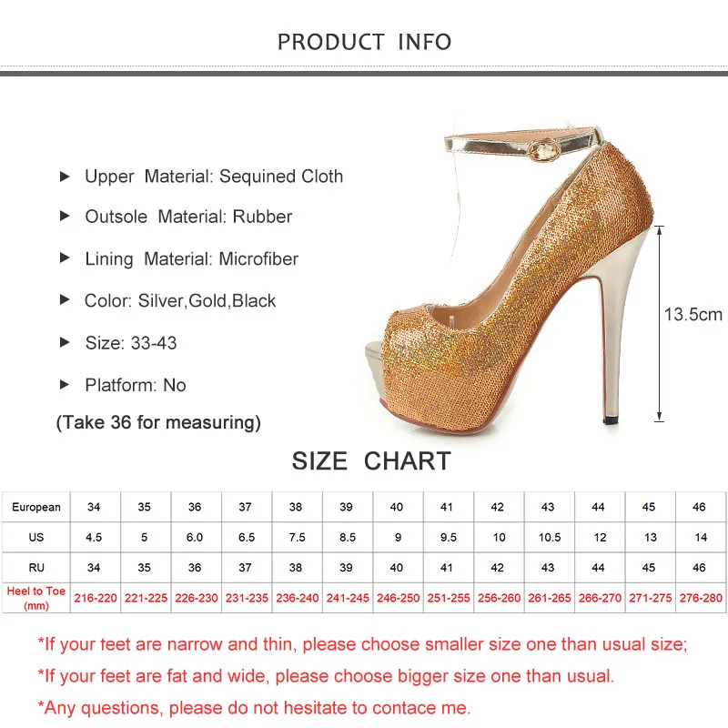 2019 New Spring Women Pumps 13.5cm High Thin Heel Peep Toe Sexy Ladies Bling Bridal Wedding Women Platform Shoes Gold High Heels
2019 New Spring Women Pumps 13.5cm High Thin Heel Peep Toe Sexy Ladies Bling Bridal Wedding Women Platform Shoes Gold High Heels