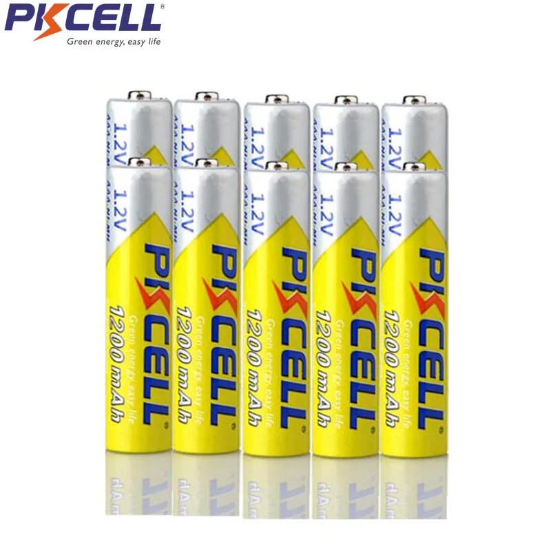 10Pcs PKCELL nimh AAA Battery Rechargeable aaa 1200mAh Batteria For Camera Toys Digital Camera Portable Video
10Pcs PKCELL nimh AAA Battery Rechargeable aaa 1200mAh Batteria For Camera Toys Digital Camera Portable Video