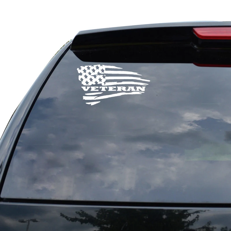 QYPF 16CM*8.9CM American Flag Veteran Fashion Vinyl Car Sticker Decals Black/Silver Graphical Accessories C15-0448
QYPF 16CM*8.9CM American Flag Veteran Fashion Vinyl Car Sticker Decals Black/Silver Graphical Accessories C15-0448