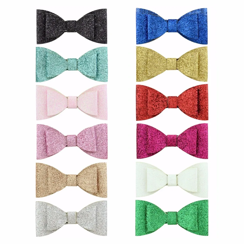 12Pcs/lot 3 Inch glisten Tie bowknot Hair Clip with solid hairpin Girls kids Clips Hair Accessory 867
12Pcs/lot 3 Inch glisten Tie bowknot Hair Clip with solid hairpin Girls kids Clips Hair Accessory 867