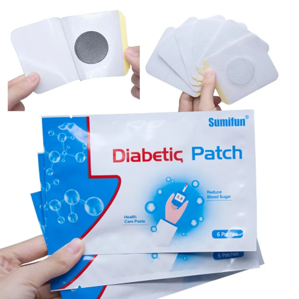 Патчи для диабета Sumifun 6 шт./пакет стабилизирует уровень сахара в крови баланс
