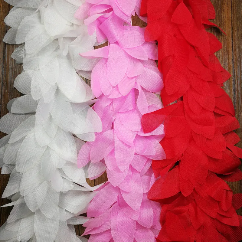 10Yards 3D Chiffon Cluster Flowers Leaves Lace Dress Decoration Lace Fabric Applique Trimming Sewing Supplies Shoes Hats Decor
10Yards 3D Chiffon Cluster Flowers Leaves Lace Dress Decoration Lace Fabric Applique Trimming Sewing Supplies Shoes Hats Decor