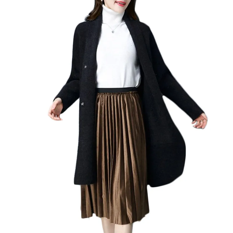 Pure Mink Cashmere Casual Cardigans Fashion Mink Cashmere Women Coat Ladies Woolen Coat High Quality New Womens Blends Coats 798
Pure Mink Cashmere Casual Cardigans Fashion Mink Cashmere Women Coat Ladies Woolen Coat High Quality New Womens Blends Coats 798