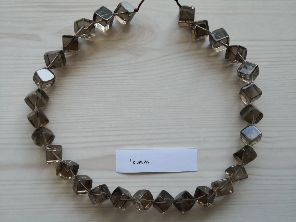 B0078 Natural 10mm Top-drilled Diagonal Smoky Crystal Gems Stone Loose Beads 15'' Strands Jewelry Making DIY
B0078 Natural 10mm Top-drilled Diagonal Smoky Crystal Gems Stone Loose Beads 15'' Strands Jewelry Making DIY