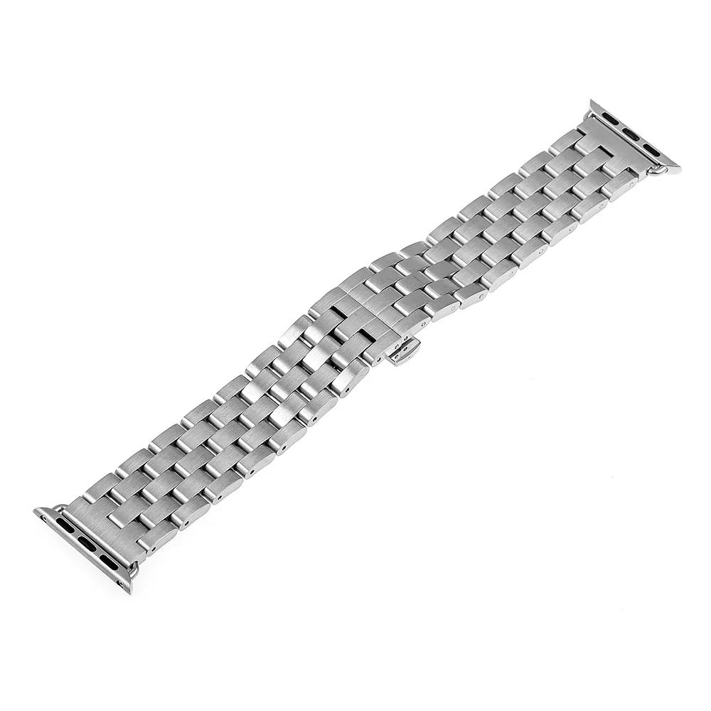 Stainless Steel Watchband + Adapters for iWatch Apple Watch 38mm 42mm Series 1 2 Wrist Band Butterfly Buckle Strap Link Bracelet
Stainless Steel Watchband + Adapters for iWatch Apple Watch 38mm 42mm Series 1 2 Wrist Band Butterfly Buckle Strap Link Bracelet