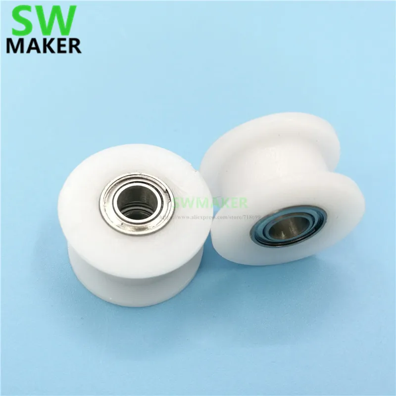2pcs smooth TIMING BELT IDLER PULLEY+BEARING delrin POM H wheel 3/4/5 mm bore REPRAP DIY PRUSA 3D printer accessories
2pcs smooth TIMING BELT IDLER PULLEY+BEARING delrin POM H wheel 3/4/5 mm bore REPRAP DIY PRUSA 3D printer accessories