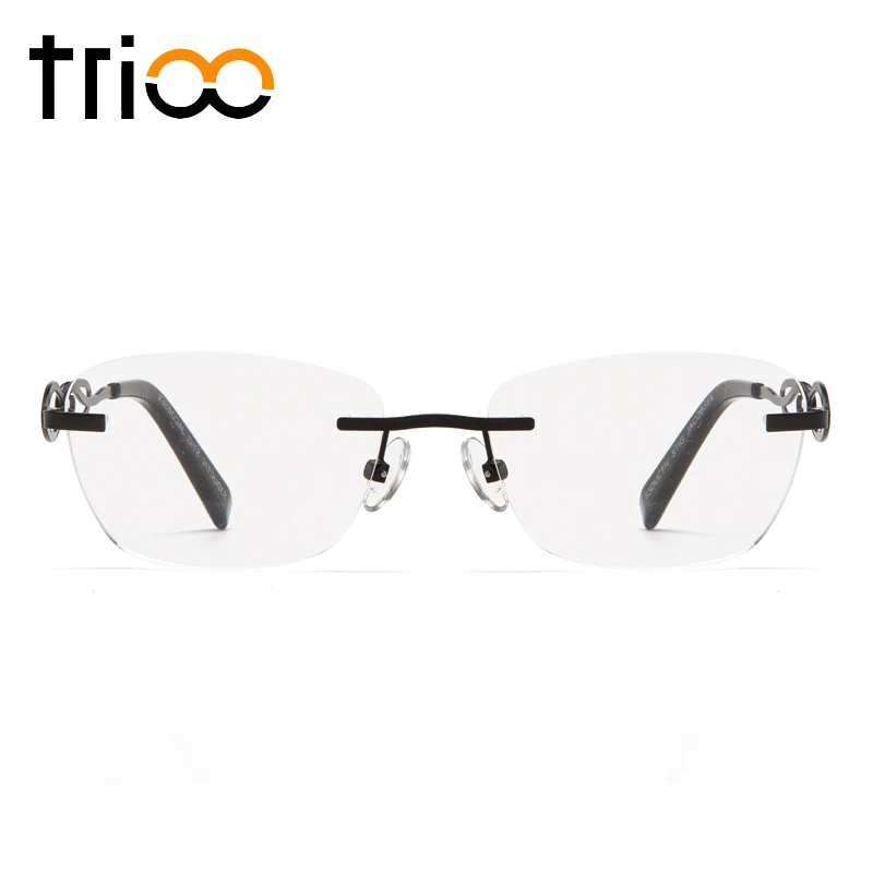 TRIOO Rimless Prescription Glasses for women Bow Tie Design Myopia Eyewear Eyeglasses Light Weight Metal Spectalces Clear Lens
TRIOO Rimless Prescription Glasses for women Bow Tie Design Myopia Eyewear Eyeglasses Light Weight Metal Spectalces Clear Lens