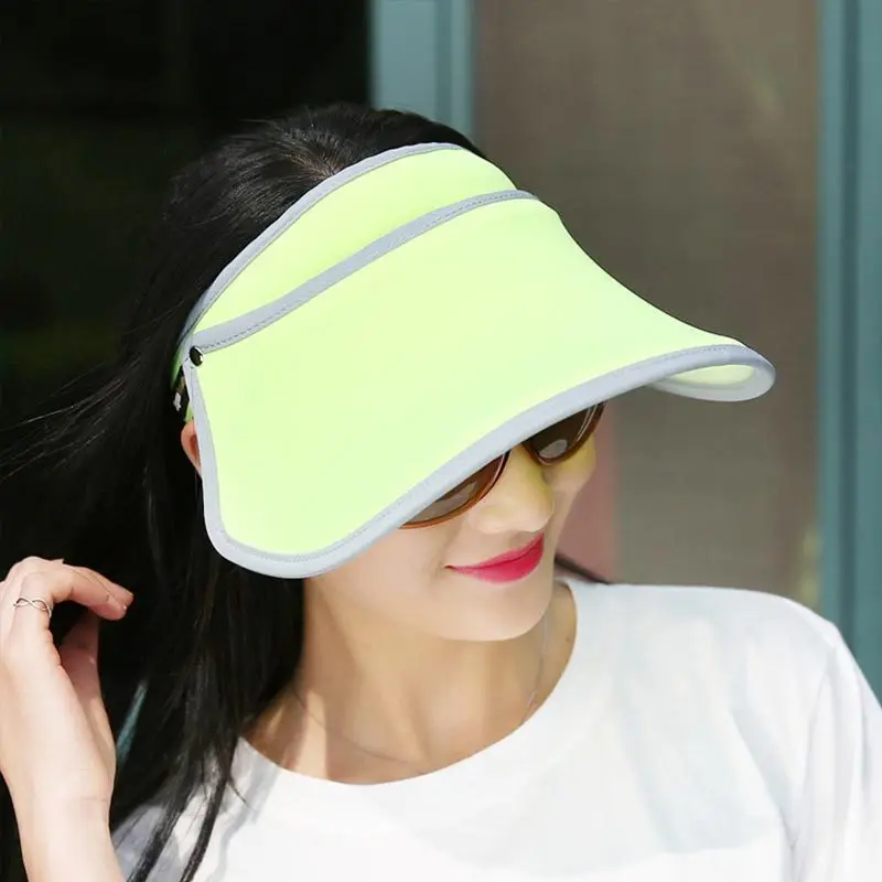 Женская Выдвижная Спортивная Солнцезащитная шляпа козырек летние шляпы с