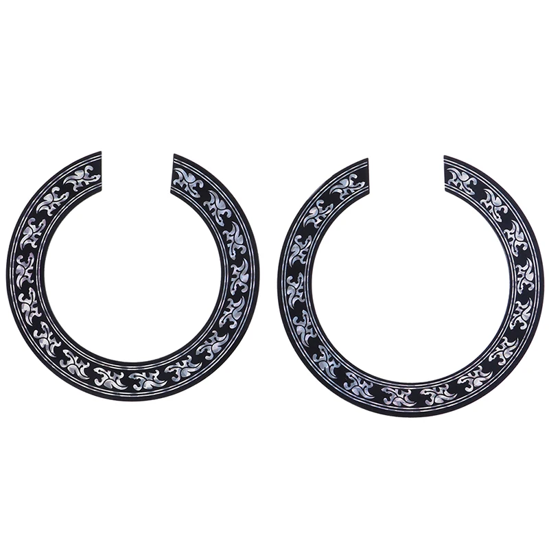 2 Sizes Sound Hole Rose Decal Sticker For Acoustic Classical Guitar Parts Black+Silver
2 Sizes Sound Hole Rose Decal Sticker For Acoustic Classical Guitar Parts Black+Silver