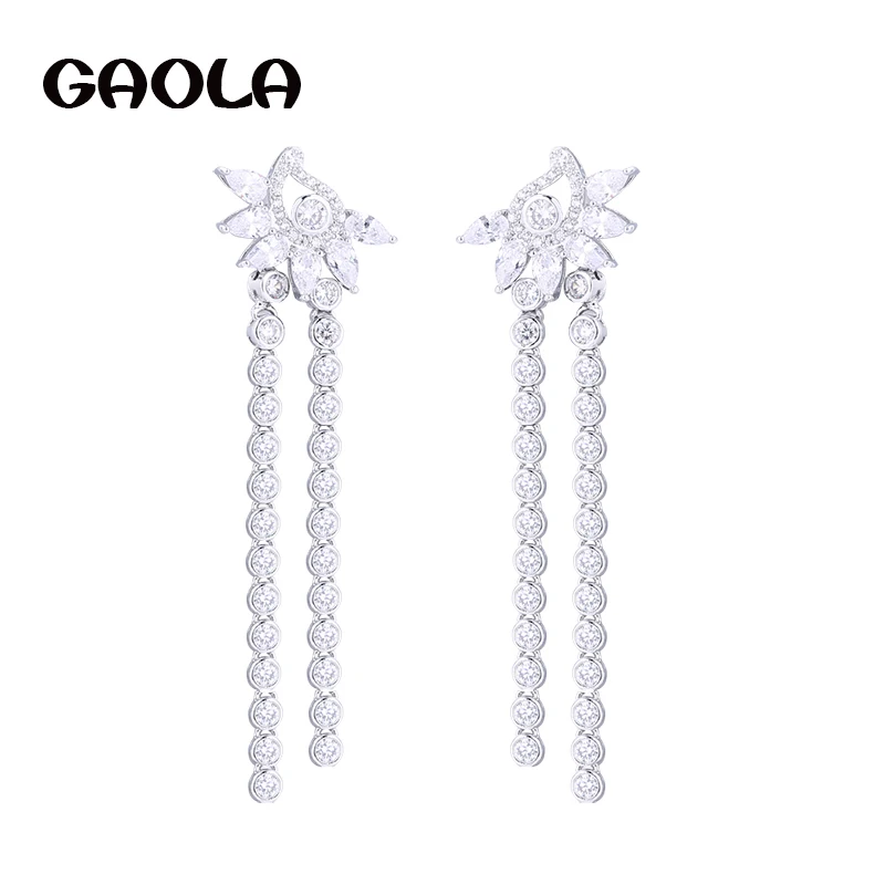 GAOLA New Design Flower Zirconia Earring Silver Color Women Fashion Earrings Luxury Jewelry GLE6755
GAOLA New Design Flower Zirconia Earring Silver Color Women Fashion Earrings Luxury Jewelry GLE6755