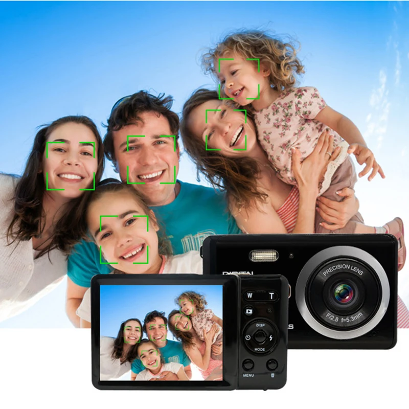 

1080P Digital Video Camera 2.7 Inch Digital Camera TFT HD Screen 16 MP CMOS 3.0MP Anti-shake with 4x Digital Zoom