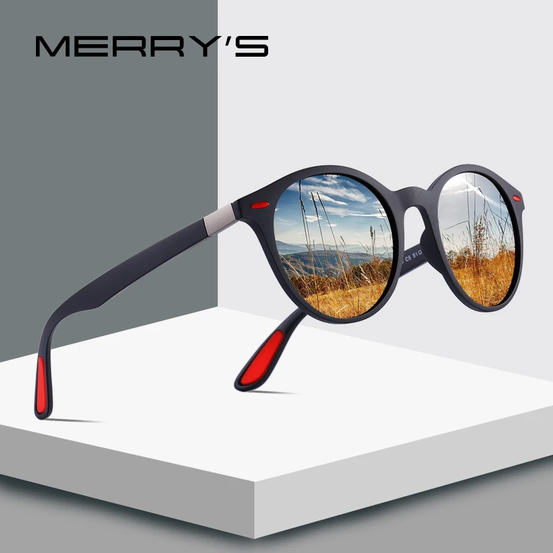 MERRY'S DESIGN Men Women Retro Rivet Polarized Sunglasses TR90 Legs Lighter Design Oval Frame UV400 Protection S'8126
MERRY'S DESIGN Men Women Retro Rivet Polarized Sunglasses TR90 Legs Lighter Design Oval Frame UV400 Protection S'8126