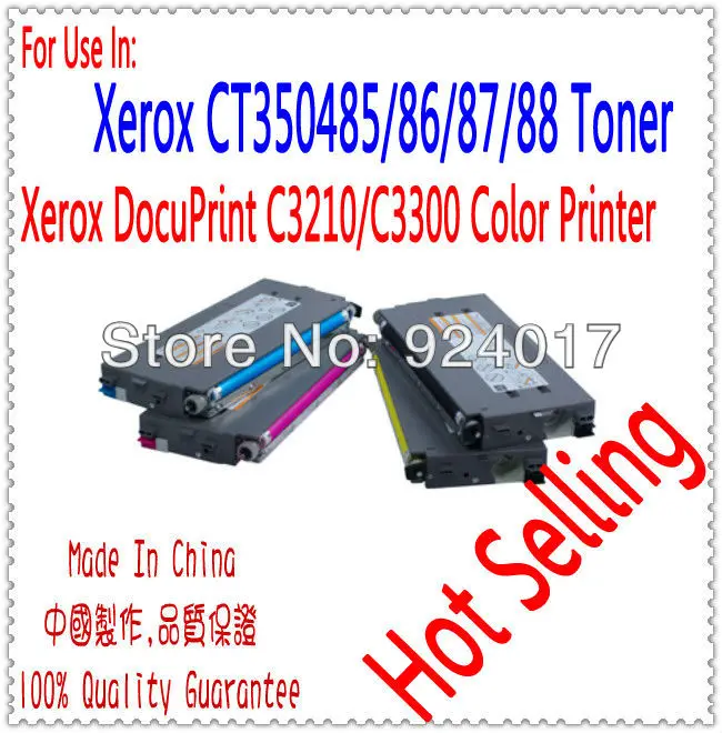 For Xerox DocuPrint C3210DX C3210 C2100 DPC 2100 3210 Printer CT350485 CT350486 CT350487 CT350488 Refill Color Toner Cartridge
For Xerox DocuPrint C3210DX C3210 C2100 DPC 2100 3210 Printer CT350485 CT350486 CT350487 CT350488 Refill Color Toner Cartridge