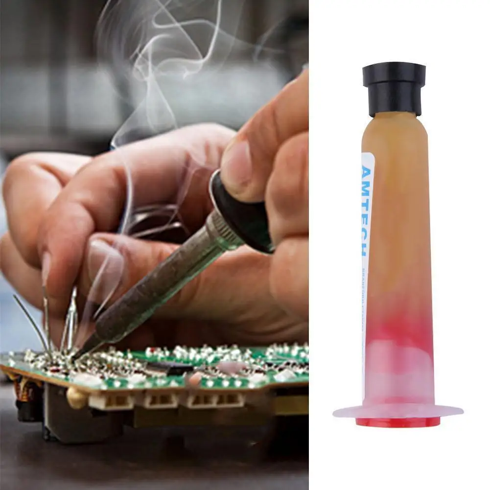 5Pcs Weak Acid SMD Soldering Paste Flux Grease SMT IC 10cc Repair Tool Solder PCB RMA-223
5Pcs Weak Acid SMD Soldering Paste Flux Grease SMT IC 10cc Repair Tool Solder PCB RMA-223