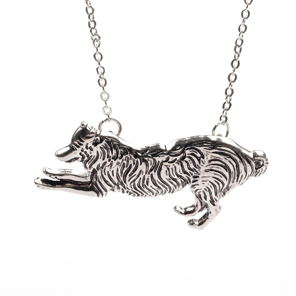 New Arrival Border Collie Neckalce Pendants Dog Lover Charms Memorial Gift Jewelry Necklace Women Choker Silver
New Arrival Border Collie Neckalce Pendants Dog Lover Charms Memorial Gift Jewelry Necklace Women Choker Silver