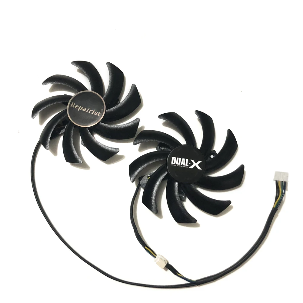 Вентилятор VGA для видеокарты Sapphire HD7870 HD7950 HD7970 HD7790, охлаждение для 2 шт./лот FD7010H12S, 12 В постоянного тока, 0,35 А, 4 контакта, 85 мм
Вентилятор VGA для видеокарты Sapphire HD7870 HD7950 HD7970 HD7790, охлаждение для 2 шт./лот FD7010H12S, 12 В постоянного тока, 0,35 А, 4 контакта, 85 мм