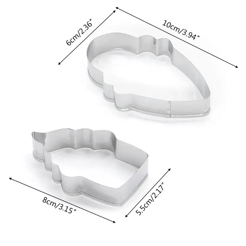 2pcs/set Cupcake Ice Cream Cookie Stencils Pancake Biscuit Cutter Tools Baking Pastry Stainless Steel Modelling Tools
2pcs/set Cupcake Ice Cream Cookie Stencils Pancake Biscuit Cutter Tools Baking Pastry Stainless Steel Modelling Tools