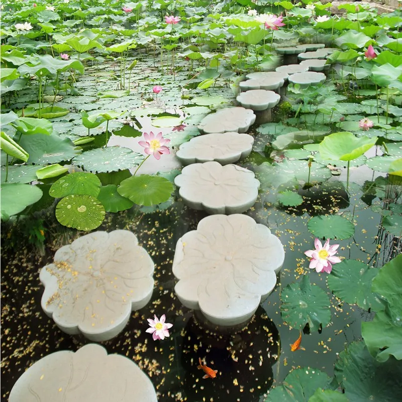 Free Shipping Lotus pond flower stone bridge 3d flooring wallpaper bathroom office aisle hall Entrance floor wallpaper mural
Free Shipping Lotus pond flower stone bridge 3d flooring wallpaper bathroom office aisle hall Entrance floor wallpaper mural
