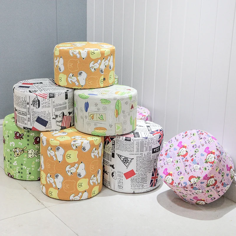Creative kids stool fashion sofa foot stool fabric wooden frame small bench home simple ottoman child seater kids furniture
Creative kids stool fashion sofa foot stool fabric wooden frame small bench home simple ottoman child seater kids furniture