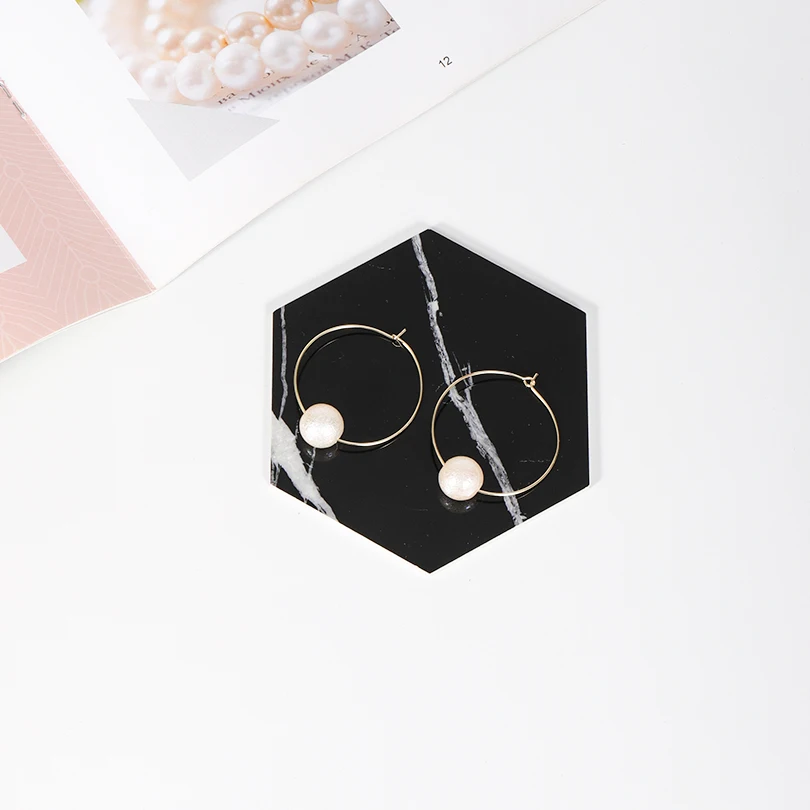 G. YCX простые серьги в стиле барокко с искусственным жемчугом женские большие