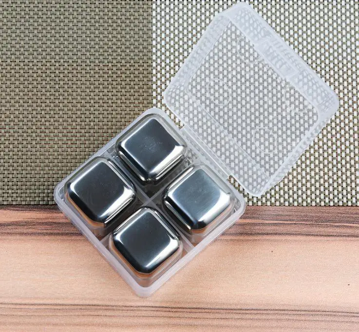 Cube Whiskey Stones 27mm 304 Stainless Steel With Bag Rock Wine Tast Beer Ice Stone Bar Christmas Gift PP box 4pcs/set SN1392
Cube Whiskey Stones 27mm 304 Stainless Steel With Bag Rock Wine Tast Beer Ice Stone Bar Christmas Gift PP box 4pcs/set SN1392