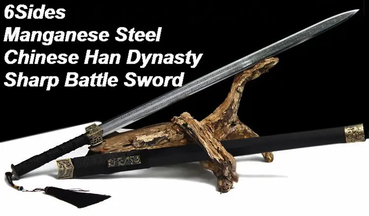 Handmade Han Sword Manganese Steel Blade Full Tang Chinese Kung Fu Sword
Handmade Han Sword Manganese Steel Blade Full Tang Chinese Kung Fu Sword