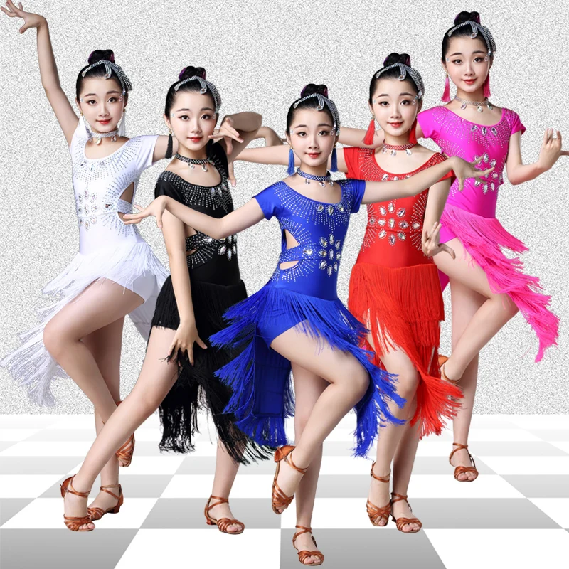 child kid children professional latin dance dress for girls ballroom dancing dresses for kids red sequin fringe salsa tassel
child kid children professional latin dance dress for girls ballroom dancing dresses for kids red sequin fringe salsa tassel