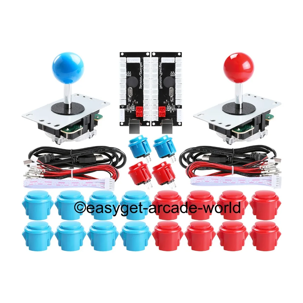 Arcade DIY Kits Part MAME Cabinet & For Windows Systems & 20 X Arcade Push Buttons + Zero Delay PC Encoders + 5 Pin Joysticks
Arcade DIY Kits Part MAME Cabinet & For Windows Systems & 20 X Arcade Push Buttons + Zero Delay PC Encoders + 5 Pin Joysticks