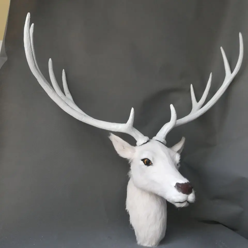 Реалистичная игрушка, большой 75x48x35 см, голова оленя Сика, полиэтилен и мех, белая голова оленя, модель, настенный декоративный реквизит, игру...
Реалистичная игрушка, большой 75x48x35 см, голова оленя Сика, полиэтилен и мех, белая голова оленя, модель, настенный декоративный реквизит, игру...