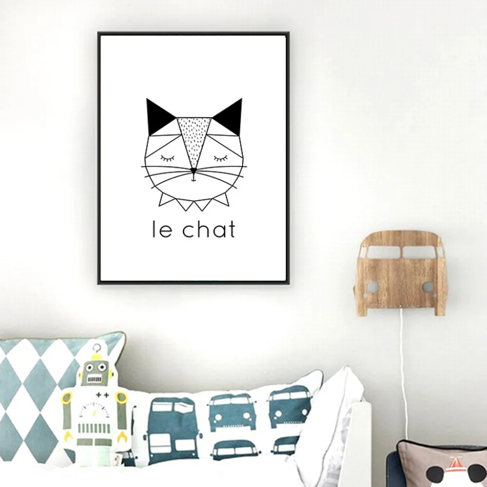 Wall Art Cartoon Animal Canvas Painting Posters and Prints Cat Rabbit Fox Nordic Minimalist Black White Pictures Kids Room Decor
Wall Art Cartoon Animal Canvas Painting Posters and Prints Cat Rabbit Fox Nordic Minimalist Black White Pictures Kids Room Decor