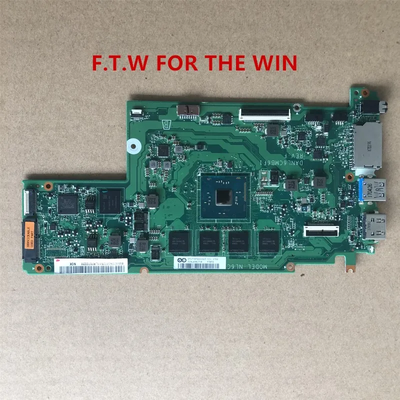 F.T.W FOR THE WIN 5B20L13245 para Lenovo Ideapad N23 Chrome placa motherboard laptop DANL6CMB6F0 N3050 RAM 4G HDD 16G 100% test
F.T.W FOR THE WIN 5B20L13245 para Lenovo Ideapad N23 Chrome placa motherboard laptop DANL6CMB6F0 N3050 RAM 4G HDD 16G 100% test