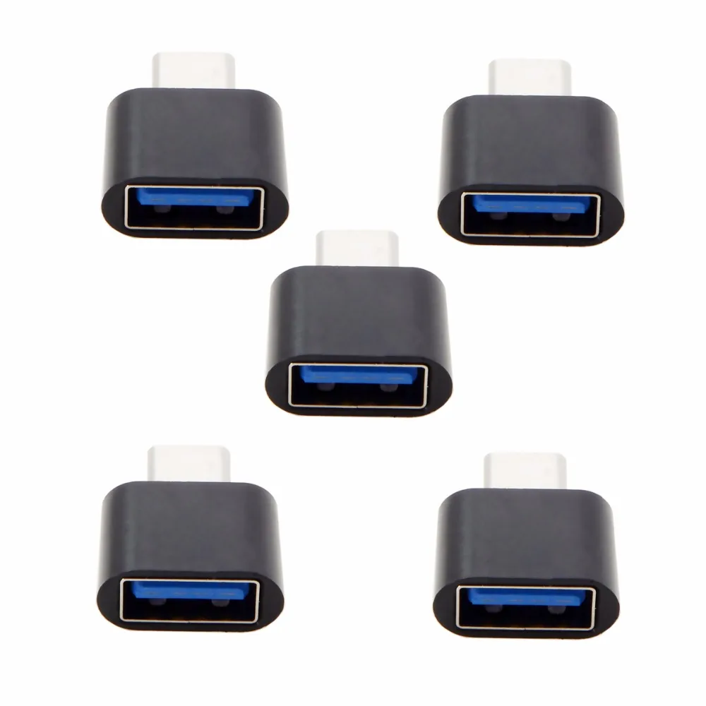 Xiwai 5pcs Type-C USB-C to USB 2.0 OTG Adapter for Cell Phone Tablet & USB Cable & Flash Disk & Mouse & Laptop
Xiwai 5pcs Type-C USB-C to USB 2.0 OTG Adapter for Cell Phone Tablet & USB Cable & Flash Disk & Mouse & Laptop