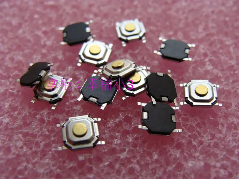 20pcs/lot High quality touch switch 4 * 4 * 1.5mm SMD micro switch button switch copper head long lifetime
20pcs/lot High quality touch switch 4 * 4 * 1.5mm SMD micro switch button switch copper head long lifetime