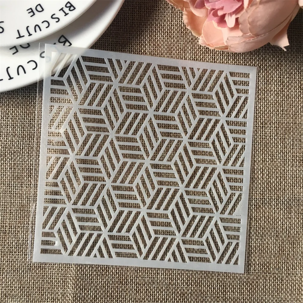 Hot 13cm Geometry Cubic DIY Craft Layering Stencils Wall Painting Scrapbooking Stamping Embossing Album Card Template
Hot 13cm Geometry Cubic DIY Craft Layering Stencils Wall Painting Scrapbooking Stamping Embossing Album Card Template