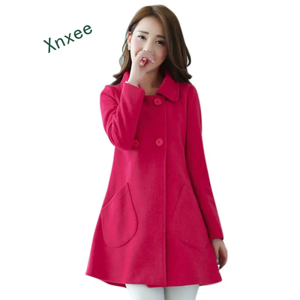 Xnxee Fashion Women Autumn Coat Double Breasted Wool Turn-down Collar Female Jacket
Xnxee Fashion Women Autumn Coat Double Breasted Wool Turn-down Collar Female Jacket