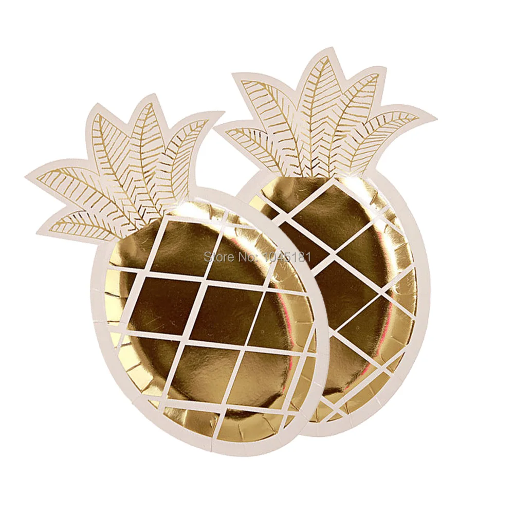 ipalmay Gold Foil Pineapple Paper Plates Tropical Beach Party Decor, Luau Summer Table Decor Dessert Dinner Plates
ipalmay Gold Foil Pineapple Paper Plates Tropical Beach Party Decor, Luau Summer Table Decor Dessert Dinner Plates