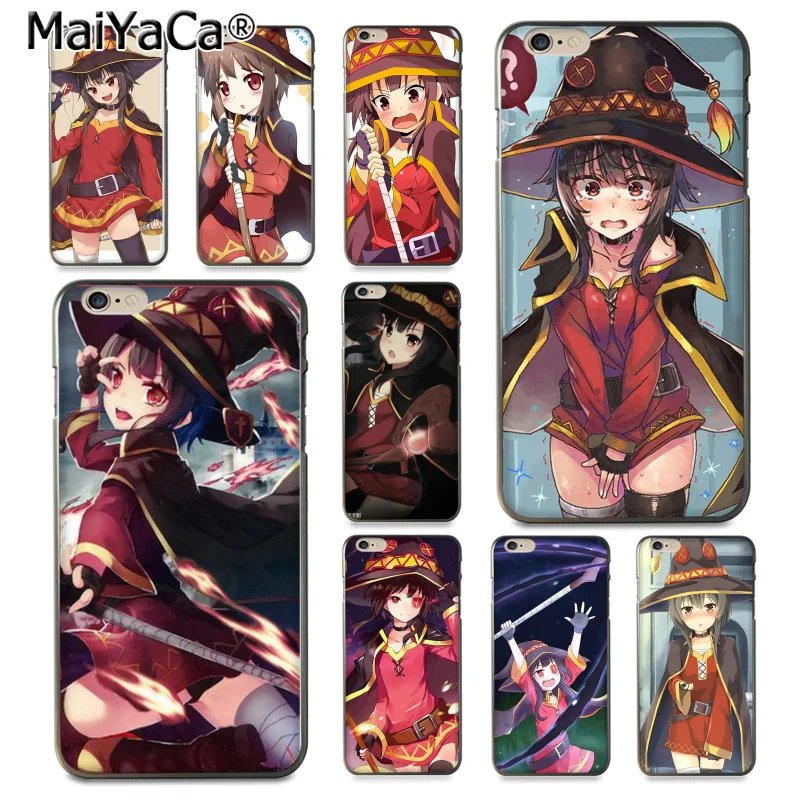 MaiYaCa KonoSuba Megumin Kono Diy роскошный высококачественный защитный чехол для телефона iPhone