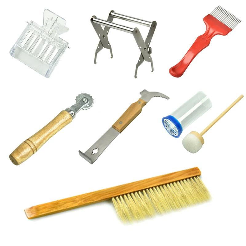 DLKKLB 7 Pcs/set New Practical Beekeeping Equipment Kits Beekeeping Hive Tool Capture Mark Clean Tool Kit
DLKKLB 7 Pcs/set New Practical Beekeeping Equipment Kits Beekeeping Hive Tool Capture Mark Clean Tool Kit