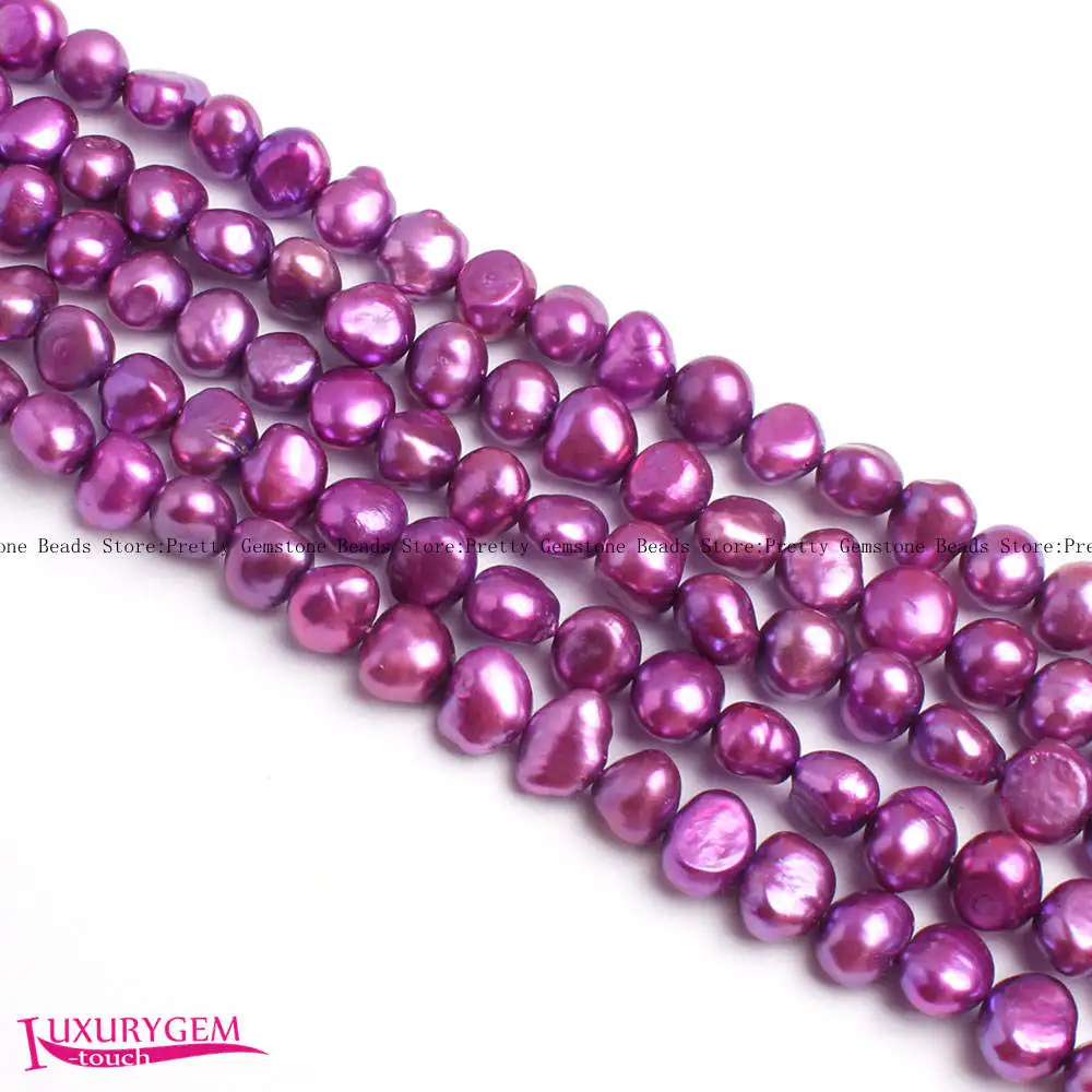 High Quality 5-7mm Pretty Deep Purple Freshwater Natural Pearl Freeform Shape Loose Beads Strand 14" w3981
High Quality 5-7mm Pretty Deep Purple Freshwater Natural Pearl Freeform Shape Loose Beads Strand 14" w3981