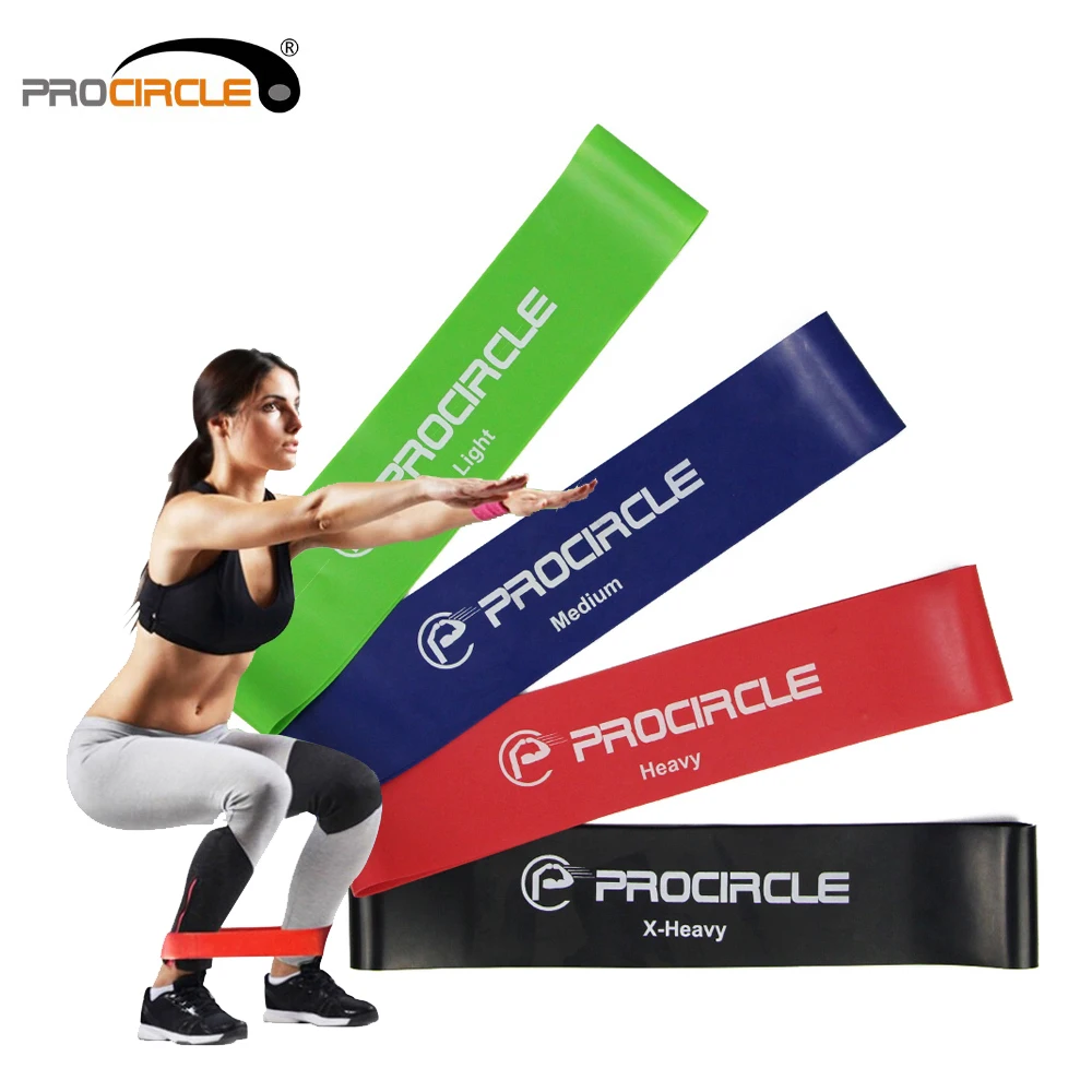 Procircle 4 PCS Resistance Loop Bands Set Exercise Fitness Band For Physical Therapy/Pilates/Strength Training Workout
Procircle 4 PCS Resistance Loop Bands Set Exercise Fitness Band For Physical Therapy/Pilates/Strength Training Workout