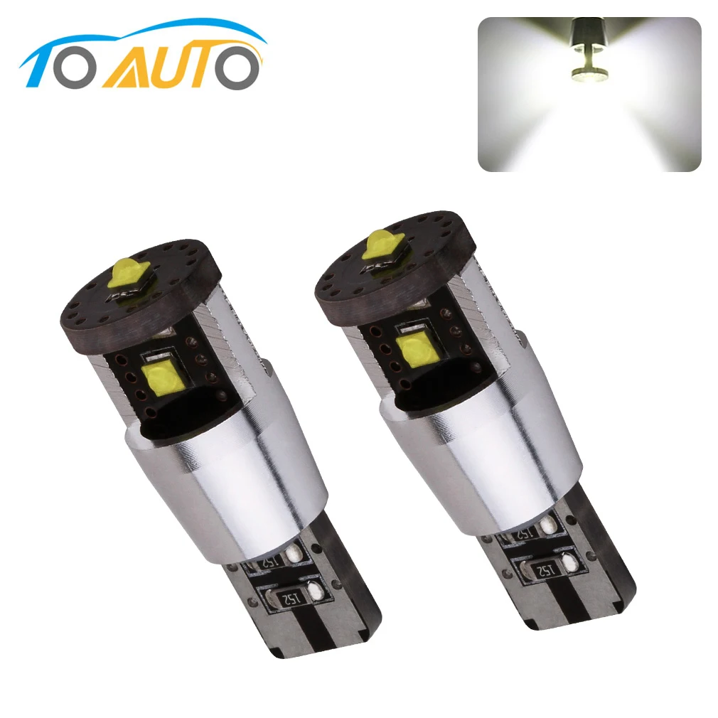 2PCS T10 Canbus W5W LED Error Free Bulbs High Power 194 168 Auto Car interior Instrunment lights DRL Lamp 6000K 5W5
2PCS T10 Canbus W5W LED Error Free Bulbs High Power 194 168 Auto Car interior Instrunment lights DRL Lamp 6000K 5W5