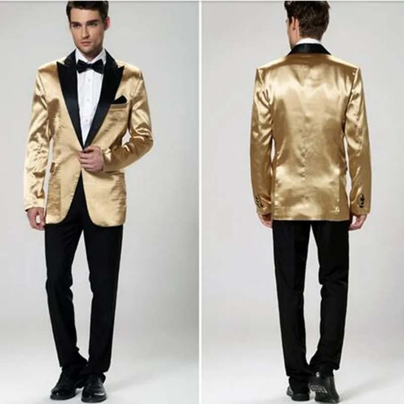 Men's wedding suit gold jacket groom tuxedo wedding groomsmen suit custom-made (Jack + pants + tie)
Men's wedding suit gold jacket groom tuxedo wedding groomsmen suit custom-made (Jack + pants + tie)