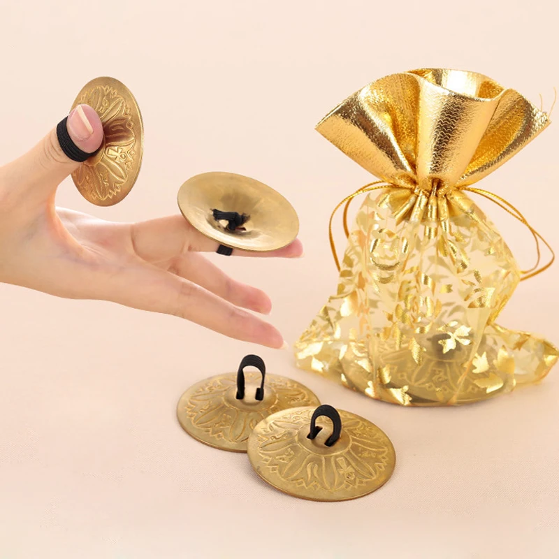 Professional Women Bellydance Accessories Jewellery Copper Finger Cymbals Belly Dance Zills (Couple)
Professional Women Bellydance Accessories Jewellery Copper Finger Cymbals Belly Dance Zills (Couple)