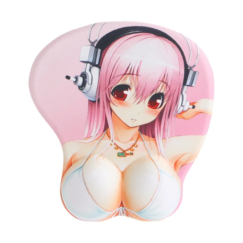 Mousepad Creative Cartoon Anime 3D Sexy Chest Silicone Mouse Mice Pad Wrist Rest Support High Quality
Mousepad Creative Cartoon Anime 3D Sexy Chest Silicone Mouse Mice Pad Wrist Rest Support High Quality
